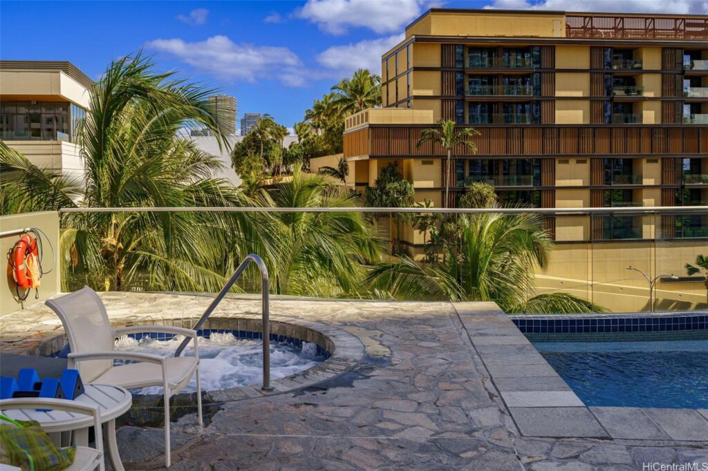 spa at Honolulu condo