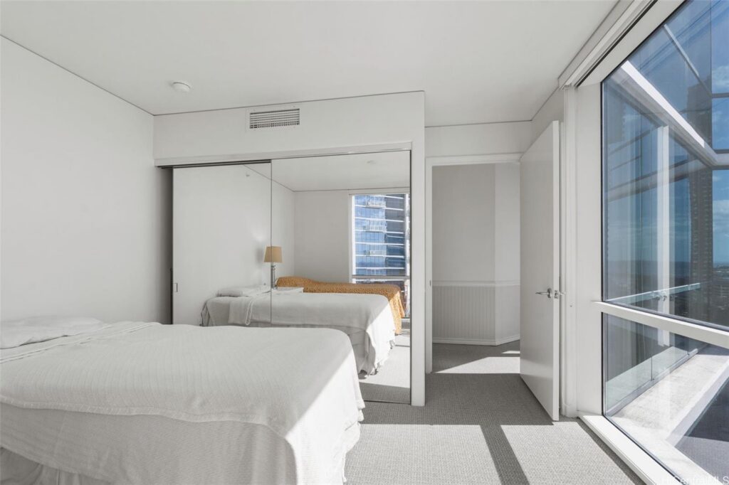 bedroom at a condo in Honolulu